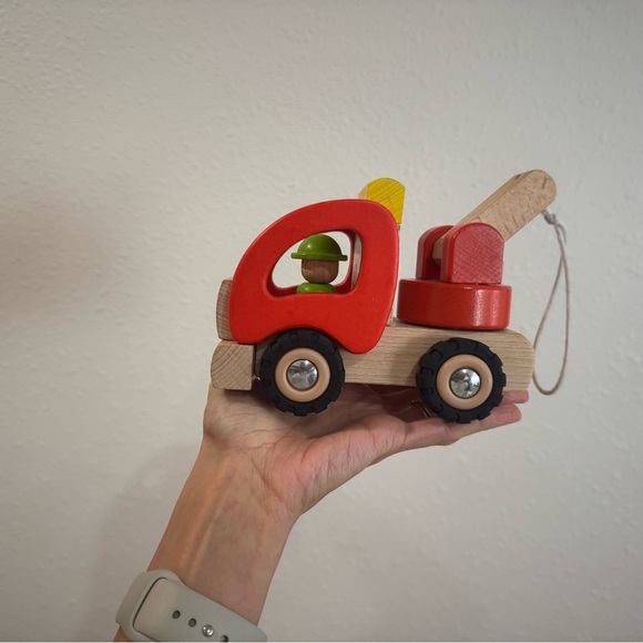 Goki wooden trucks in pristine condition! These retail at about $40 for one. - Picture 2 of 3